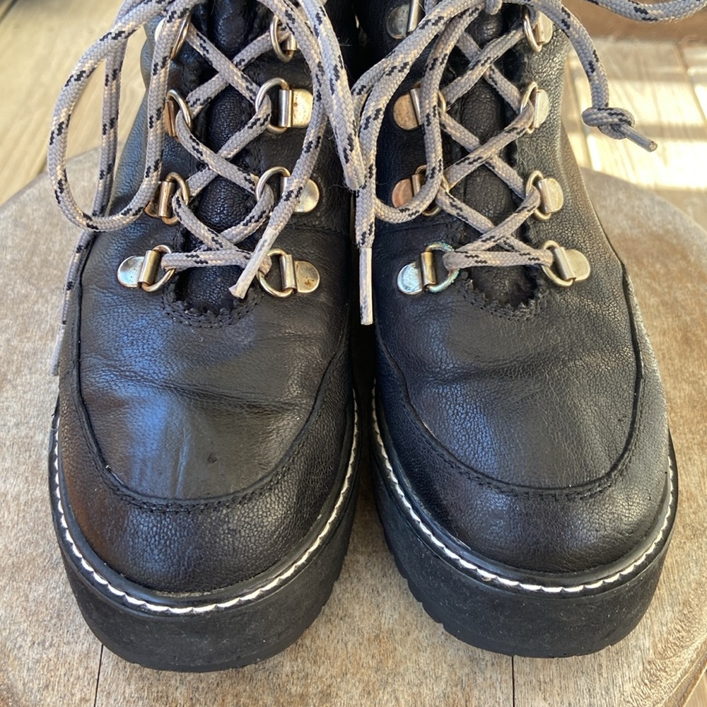 Stuart Weitzman Attackit Bootie Black Leather Hik… - image 6